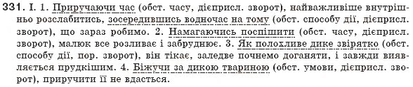 Завдання № 331 - § 31. Узагальнення вивченого про розділові знаки в реченнях із відокремленими членами - ГДЗ Українська мова 8 клас М.І. Пентилюк, І.В. Гайдаєнко, А.І. Ляшкевич, С.А. Омельчук 2008