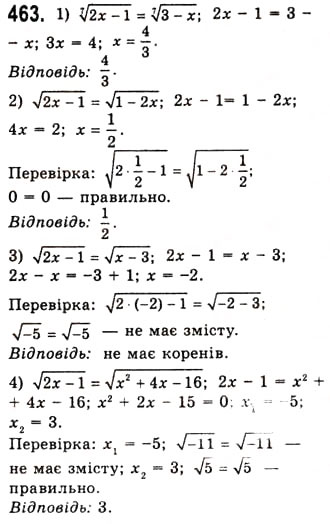 Завдання № 463 - Означення та властивості степеня з раціональним показником - ГДЗ Алгебра 10 клас А.Г. Мерзляк, Д.А. Номіровський, В.Б. Полонський, М.С. Якір 2010 - Академічний рівень