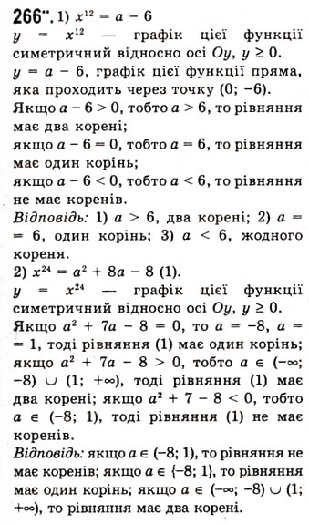 Завдання № 266 - Степенева функція з натуральним показником - ГДЗ Алгебра 10 клас А.Г. Мерзляк, Д.А. Номіровський, В.Б. Полонський, М.С. Якір 2010 - Академічний рівень