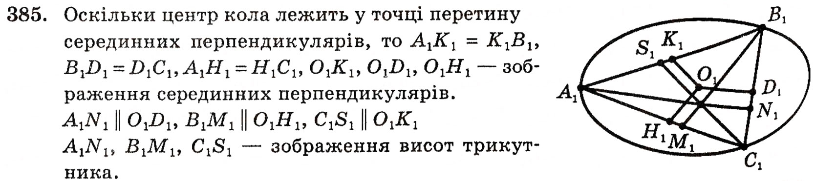 Завдання № 385 - § 10. Зображення фігур у стереометрії - ГДЗ Геометрія 10 клас Г.П. Бевз, В.Г. Бевз, Н.Г. Владимирова 2010 - Профільний рівень