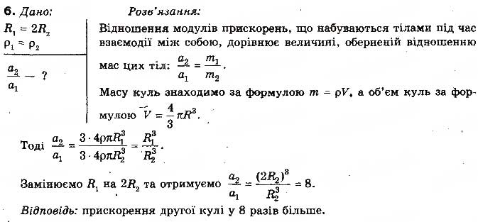 Завдання № 6 - Вправа 13 - ГДЗ Фізика 10 клас Т.М. Засєкіна, М.В. Головко 2010 - Профільний рівень