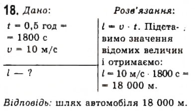 Завдання № 18 - Розділ 1. КІНЕМАТИКА - ГДЗ Фізика 10 клас В.Д. Сиротюк, В.І. Баштовий 2010 - Рівень стандарту