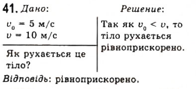 Завдання № 41 - Розділ 1. КІНЕМАТИКА - ГДЗ Фізика 10 клас В.Д. Сиротюк, В.І. Баштовий 2010 - Рівень стандарту