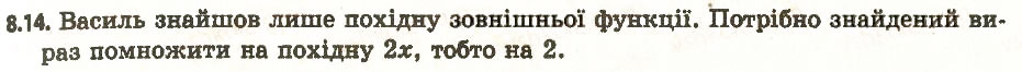 Завдання № 14 - 8. Правила обчислення похідних - ГДЗ Алгебра 11 клас А.Г. Мерзляк, Д.А. Номіровський, В.Б. Полонський, М.С. Якір 2011 - Академічний, профільний рівні