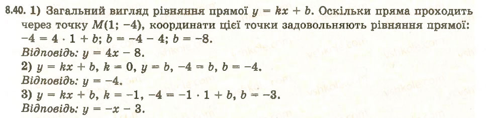 Завдання № 40 - 8. Правила обчислення похідних - ГДЗ Алгебра 11 клас А.Г. Мерзляк, Д.А. Номіровський, В.Б. Полонський, М.С. Якір 2011 - Академічний, профільний рівні