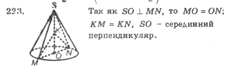 Завдання № 223 - Варіант 2 - ГДЗ Геометрія 11 клас А.Г. Мерзляк, В.Б. Полонський, Ю.М. Рабінович, М.С. Якір 2011 - Збірник задач і контрольних робіт