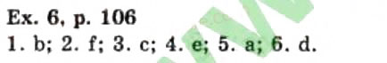 Завдання № Ex6p106 - Unit 4. Eating Out - ГДЗ Англійська мова 11 клас О.Д. Карп'юк 2011 - 10 рік навчання