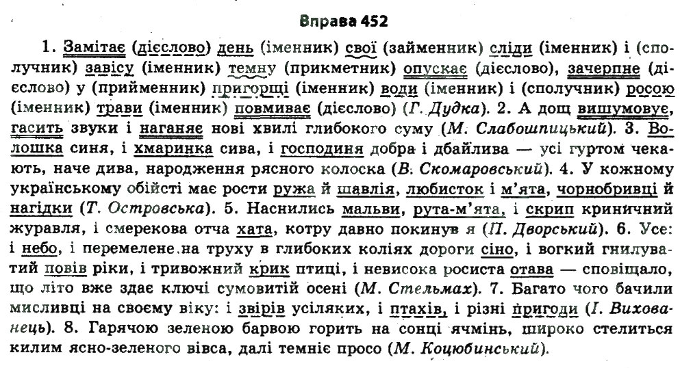 Завдання № 452 - УРОКИ РОЗВИТКУ ЗВ’ЯЗНОГО МОВЛЕННЯ - ГДЗ Українська мова 11 клас В.В. Заболотний, О.В. Заболотний 2011