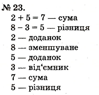 Завдання № 23 - Повторення вивченого в 1 класі - ГДЗ Математика 2 клас М.В. Богданович, Г.П. Лишенко 2012