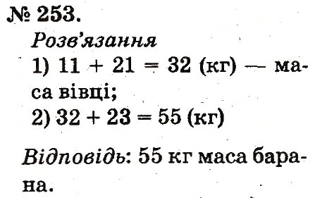 Завдання № 253 - Таблиці додавання і віднімання чисел - ГДЗ Математика 2 клас М.В. Богданович, Г.П. Лишенко 2012