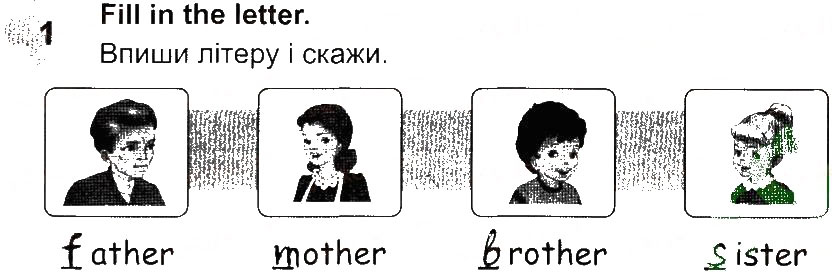 Завдання № 1 - Lesson 1 - ГДЗ Англійська мова 2 клас О.Д. Карп’юк 2013 - Робочий зошит