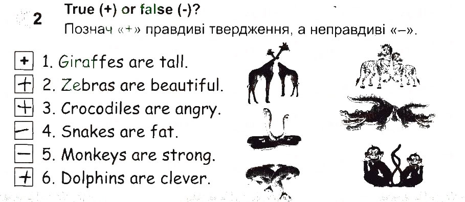 Завдання № 2 - Lesson 6 - ГДЗ Англійська мова 2 клас О.Д. Карп’юк 2013 - Робочий зошит
