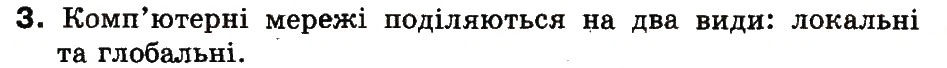 Завдання № 3 - 11. Що таке комп’ютерна мережа - ГДЗ Інформатика 3 клас М.М. Корнієнко, С.М. Крамаровська, І.Т. Зарецька 2013