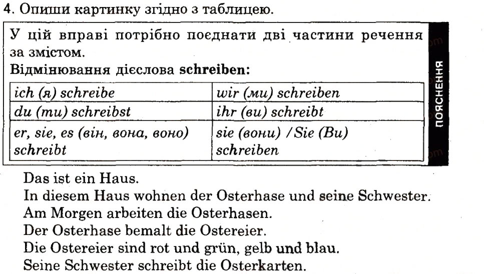 Завдання № 4 - Stunde 1. Hurra! Ostern ist wieder da! - ГДЗ Німецька мова 3 клас О.О. Паршикова, Г.М. Мельничук, Л.П. Савченко 2013