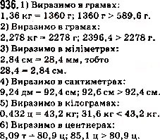 Завдання № 936 - 34. Множення десяткових дробів - ГДЗ Математика 5 клас А.Г. Мерзляк, В.Б. Полонський, М.С. Якір 2013