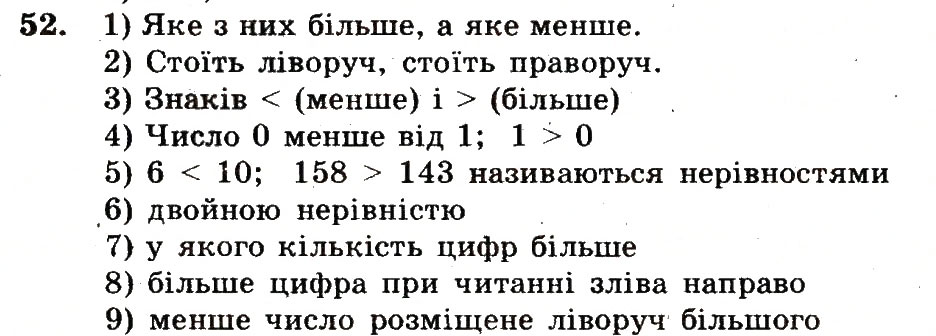 Завдання № 52 - Номери 7-100 - ГДЗ Математика 5 клас А.Г. Мерзляк, В.Б. Полонський, М.С. Якір 2013 - Робочий зошит