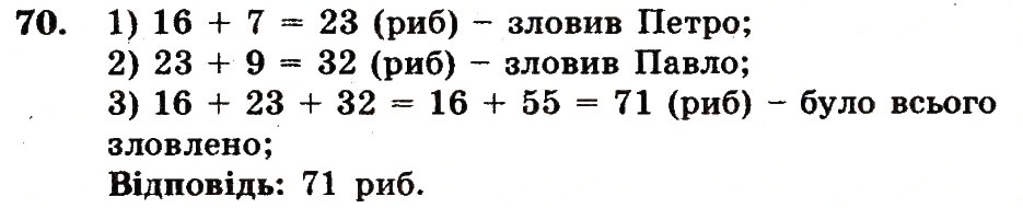 Завдання № 70 - Номери 7-100 - ГДЗ Математика 5 клас А.Г. Мерзляк, В.Б. Полонський, М.С. Якір 2013 - Робочий зошит