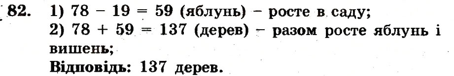 Завдання № 82 - Номери 7-100 - ГДЗ Математика 5 клас А.Г. Мерзляк, В.Б. Полонський, М.С. Якір 2013 - Робочий зошит