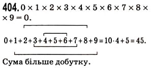 Завдання № 404 - § 11. Множення натуральних чисел - ГДЗ Математика 5 клас Н.А. Тарасенкова, І.М. Богатирьова, О.П. Бочко, О.М. Коломієць, З.О. Сердюк 2013