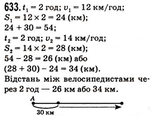 Завдання № 633 - § 17. Типи завдань і способи їх вирішення - ГДЗ Математика 5 клас Н.А. Тарасенкова, І.М. Богатирьова, О.П. Бочко, О.М. Коломієць, З.О. Сердюк 2013