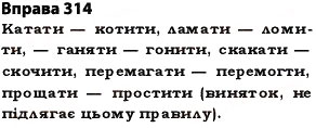 Завдання № 314 - § 27. Найпоширеніші випадки чергування голосних і приголосних звуків - ГДЗ Українська мова 5 клас О.П. Глазова 2013