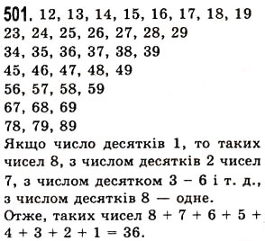 Завдання № 501 - § 14. Комбінаторні задачі - ГДЗ Математика 5 клас О.С. Істер 2013