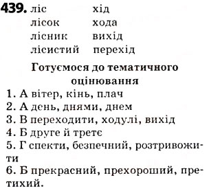 Завдання № 439 - § 54. Узагальнення вивченого з розділу «Будова слова. Орфографія» - ГДЗ Українська мова 5 клас О.В. Заболотний 2013
