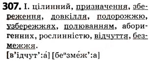 Завдання № 307 - § 38 Подвоєння букв на позначення подовжених приголосних - ГДЗ Українська мова 5 клас О.В. Заболотний 2013