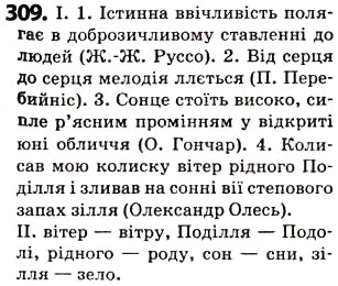 Завдання № 309 - § 38 Подвоєння букв на позначення подовжених приголосних - ГДЗ Українська мова 5 клас О.В. Заболотний 2013