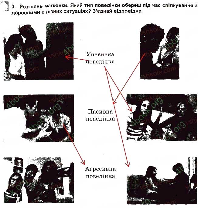 Завдання № 3 - Спілкування з дорослими - ГДЗ Основи здоров'я 5 клас Т.Є. Бойченко, І.П. Василашко, О.К. Гурська 2013 - Зошит