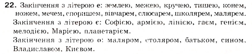 Завдання № 22 - § 3. Іменник - ГДЗ Українська мова 5 клас С.Я. Єрмоленко, В.Т. Сичова 2013