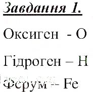 Завдання № 1 - Атоми. Хімічні елементи - ГДЗ Природознавство 5 клас Т.В. Коршевнюк, О.Г. Ярошенко, В.І. Баштовий 2013 - Робочий зошит