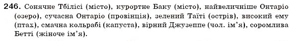 Завдання № 246 - § 16. Рід іменників. Іменники спільного роду - ГДЗ Українська мова 6 клас О.П. Глазова, Ю.Б. Кузнецов 2006