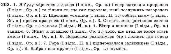 Завдання № 263 - § 19. Поділ іменників на відміни. Відмінювання іменників - ГДЗ Українська мова 6 клас О.П. Глазова, Ю.Б. Кузнецов 2006
