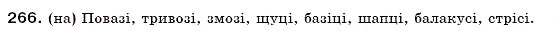 Завдання № 266 - § 19. Поділ іменників на відміни. Відмінювання іменників - ГДЗ Українська мова 6 клас О.П. Глазова, Ю.Б. Кузнецов 2006