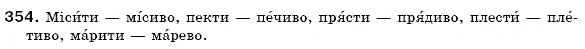 Завдання № 354 - § 21. Особливості творення іменників - ГДЗ Українська мова 6 клас О.П. Глазова, Ю.Б. Кузнецов 2006