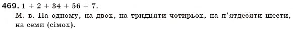 Завдання № 469 - § 51. Відмінювання власне кількісних, збірних і неозначено-кількісних числівників - ГДЗ Українська мова 6 клас С.Я. Єрмоленко, В.Т. Сичова 2006