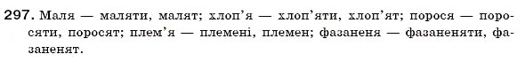 Завдання № 297 - § 31. Відмінювання іменників III та IV відміни - ГДЗ Українська мова 6 клас С.Я. Єрмоленко, В.Т. Сичова 2006