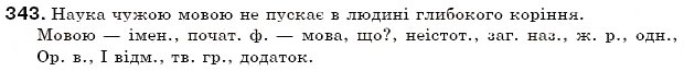 Завдання № 343 - § 36. Особливості творення іменників - ГДЗ Українська мова 6 клас С.Я. Єрмоленко, В.Т. Сичова 2006