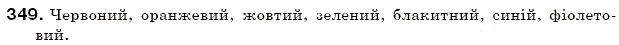 Завдання № 349 - § 37. Прикметник: загальне значення, морфологічні ознаки, синтаксична роль - ГДЗ Українська мова 6 клас С.Я. Єрмоленко, В.Т. Сичова 2006