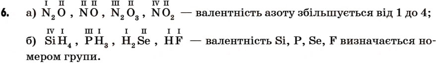 Завдання № 6 - § 12. Валентність - ГДЗ Хімія 7 клас Г.А. Лашевська 2007
