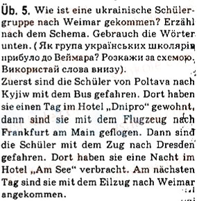 Завдання № 5 - Stunde 7. Die Riese geht geht zu Ende - ГДЗ Німецька мова 7 клас Н.П. Басай 2011