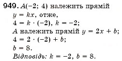 Завдання № 949 - Вправи для повторення розділу 3 - ГДЗ Алгебра 7 клас О.С. Істер 2007