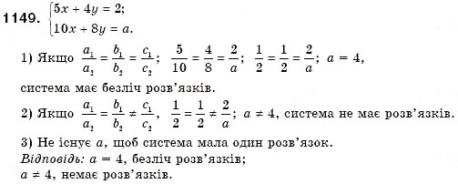 Завдання № 1149 - Вправи для повторення розділу 4 - ГДЗ Алгебра 7 клас О.С. Істер 2007