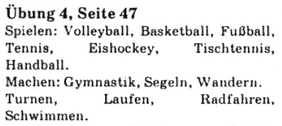 Завдання № 4 - St. 18. Welche Sportart gefSllt dir? - ГДЗ Німецька мова 7 клас С.І. Сотникова 2010