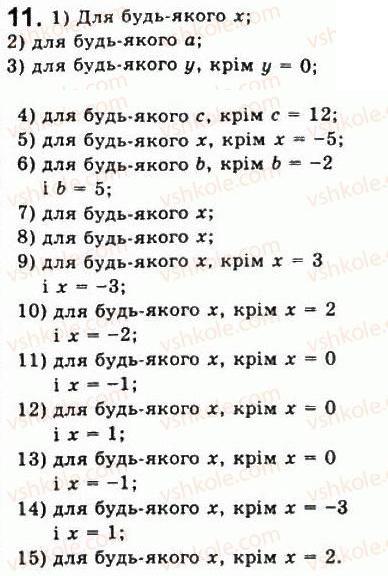 Завдання № 11 - Варіант 2 - ГДЗ Алгебра 8 клас А.Г. Мерзляк, В.Б. Полонський, Ю.М. Рабінович, M.С. Якір 2008 - Збірник задач і контрольних робіт