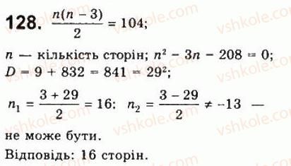 Завдання № 128 - Варіант 2 - ГДЗ Алгебра 8 клас А.Г. Мерзляк, В.Б. Полонський, Ю.М. Рабінович, M.С. Якір 2008 - Збірник задач і контрольних робіт