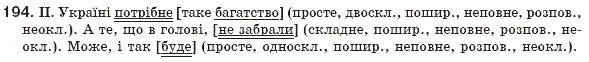 Завдання № 194 - § 19. Повне й неповне речення. Тире в неповному реченні - ГДЗ Українська мова 8 клас М.І. Пентилюк, І.В. Гайдаєнко, А.І. Ляшкевич, С.А. Омельчук 2008
