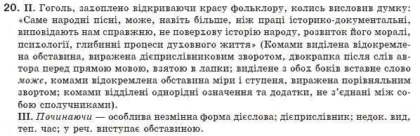 Завдання № 20 - § 3. Просте і складне речення. Пряма мова і діалог - ГДЗ Українська мова 8 клас М.І. Пентилюк, І.В. Гайдаєнко, А.І. Ляшкевич, С.А. Омельчук 2008