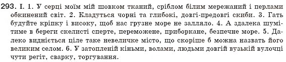 Завдання № 293 - § 28. Відокремлені означення - ГДЗ Українська мова 8 клас М.І. Пентилюк, І.В. Гайдаєнко, А.І. Ляшкевич, С.А. Омельчук 2008